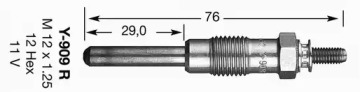 Свеча накаливания (NGK: 4602)